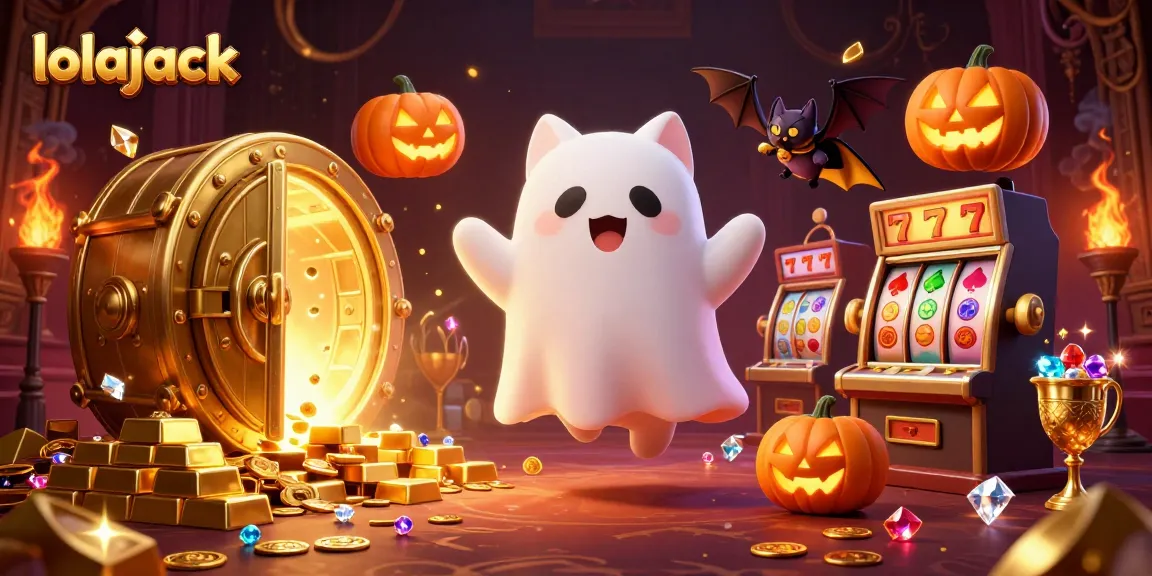 Experience excitement with lolajack in a magical casino scene featuring playful characters and dynamic elements.